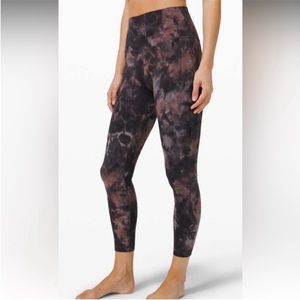 Diamond Dye Graphite Grey Pink Pastel Leggings